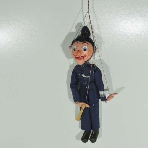 Puppets Pelham Puppets SM Policeman in box was listed for
